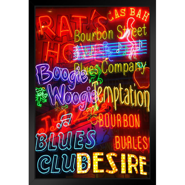 Trinx New Orleans NOLA French Quarter Bourbon Street Illuminated Neon